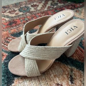 Espadrille heels